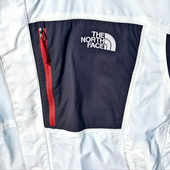 The North Face Mens XL White Black Hooded HyVent‎ Jacket (F11 AUET)